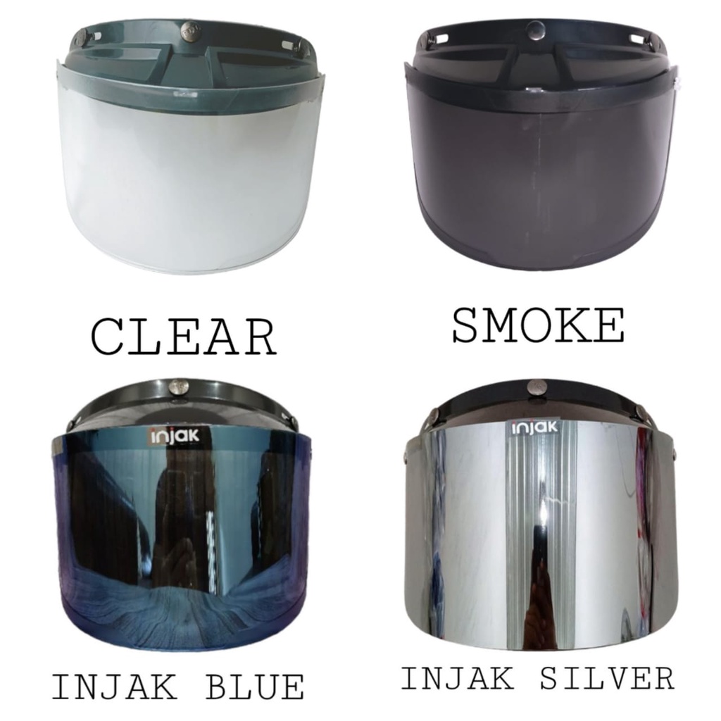 KACA HELM WARNA COCOK UNTUK HELM BOGO DEWASA FREE PACKING BUBBLEWRAP