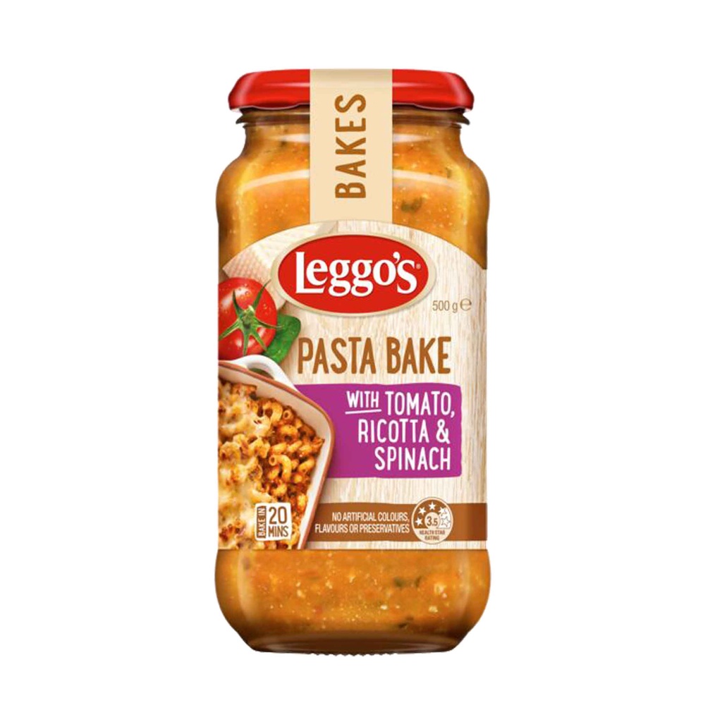 LEGGOS PASTA BAKE TOMATO RICOTTA&amp;SPINACH 500g