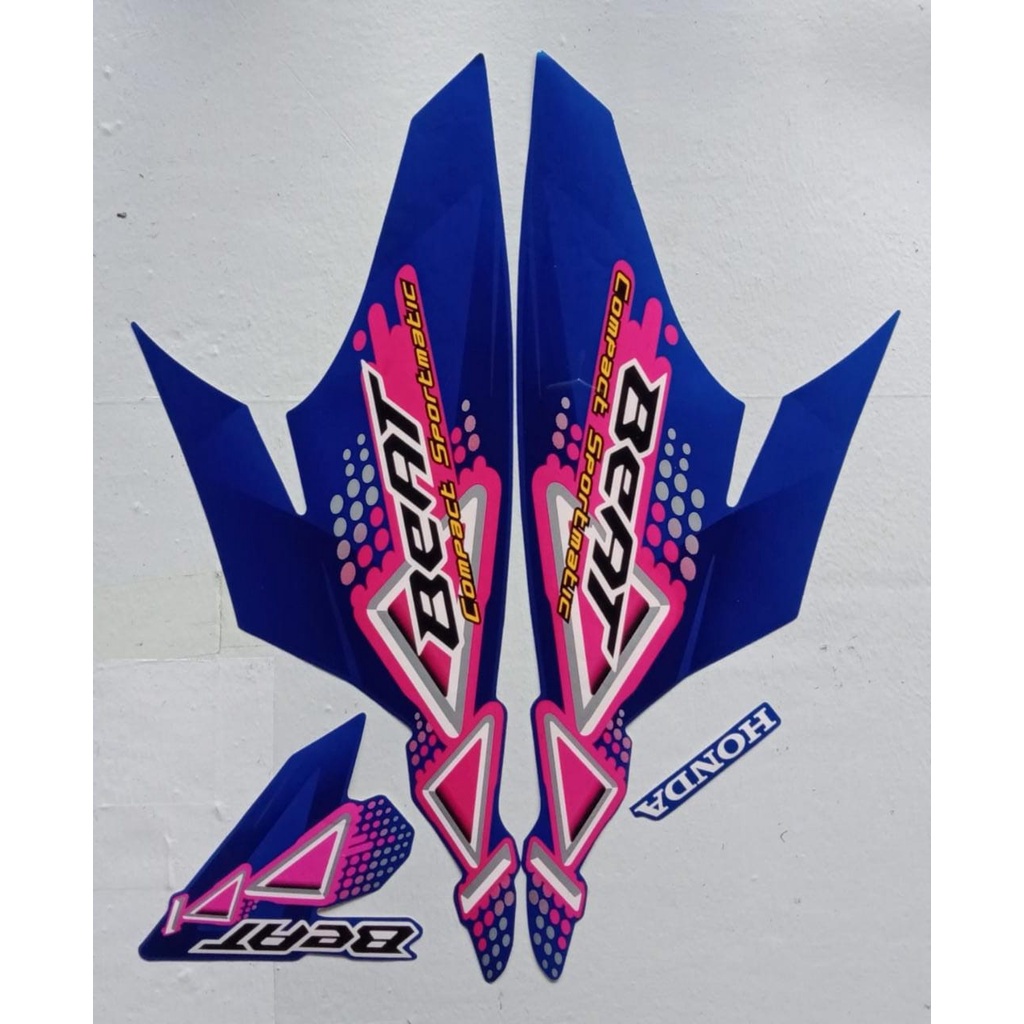 Striping Stiker List Body Standar Motor Honda Beat Karbu 2011 Standar List Stiker Beat Karbu 2011