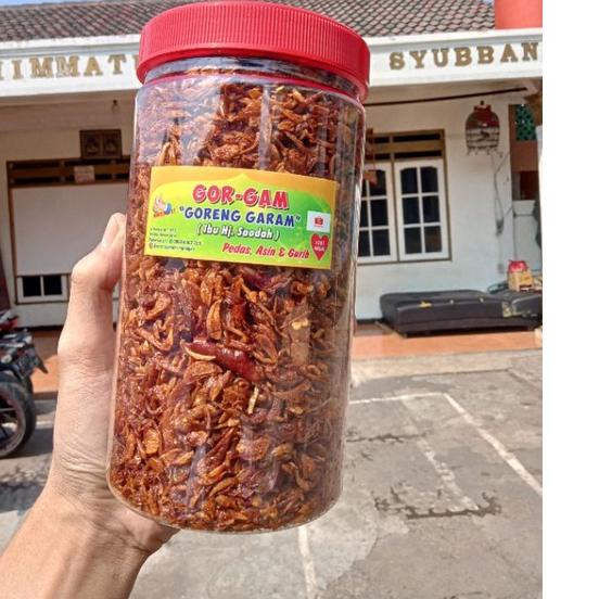

☼ Gorgam Toples (1000ML) Goreng Garam Asli Buatan Betawi Tulen Dijamin AJIB ▼