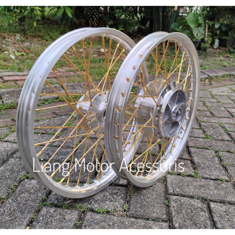 Paket Velg TDR Tromol Set Jari2 - Honda Supra X 125 Double Disc