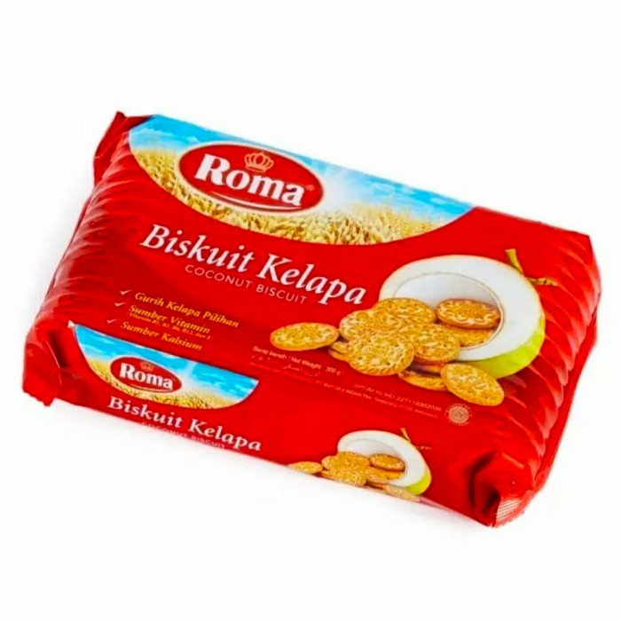 

Biskuit Roma Kelapa 300Gr 6 pack