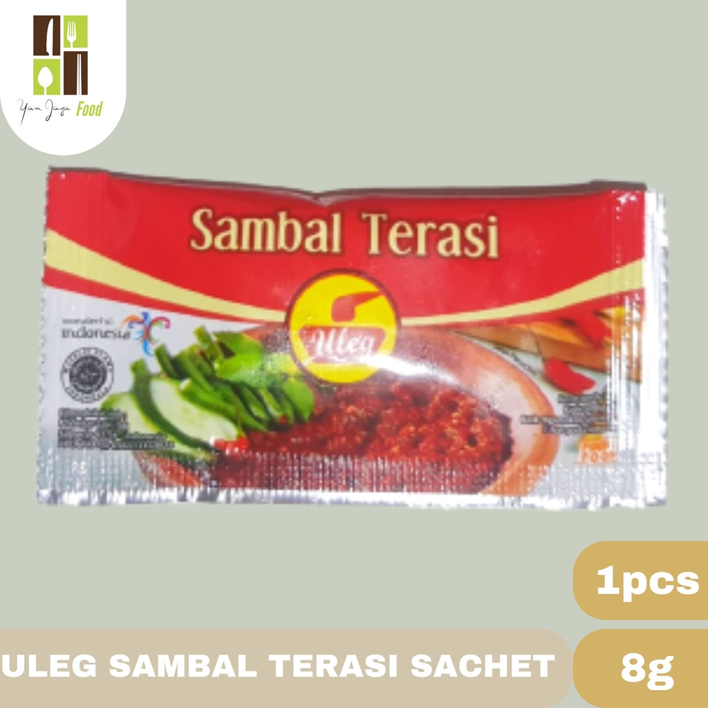 Uleg Sambal Terasi Sachet 8g 1 Pcs Kemasan Kecil