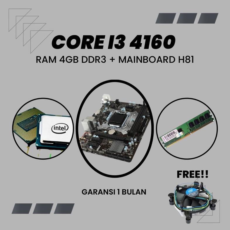 paket Core i3 4160 + motherboard + Ram 4Gb ddr3
