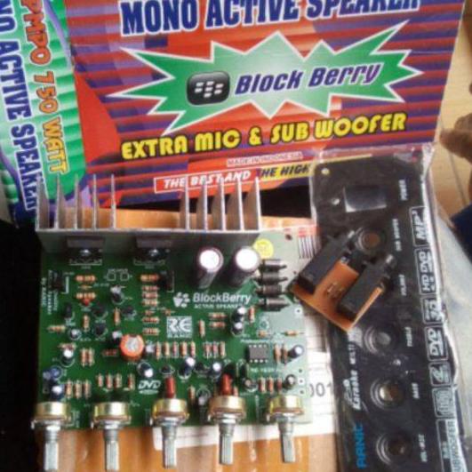✭ Kit Power Amplifier Speaker Aktif Mono 750W PMPO type 630 ❀