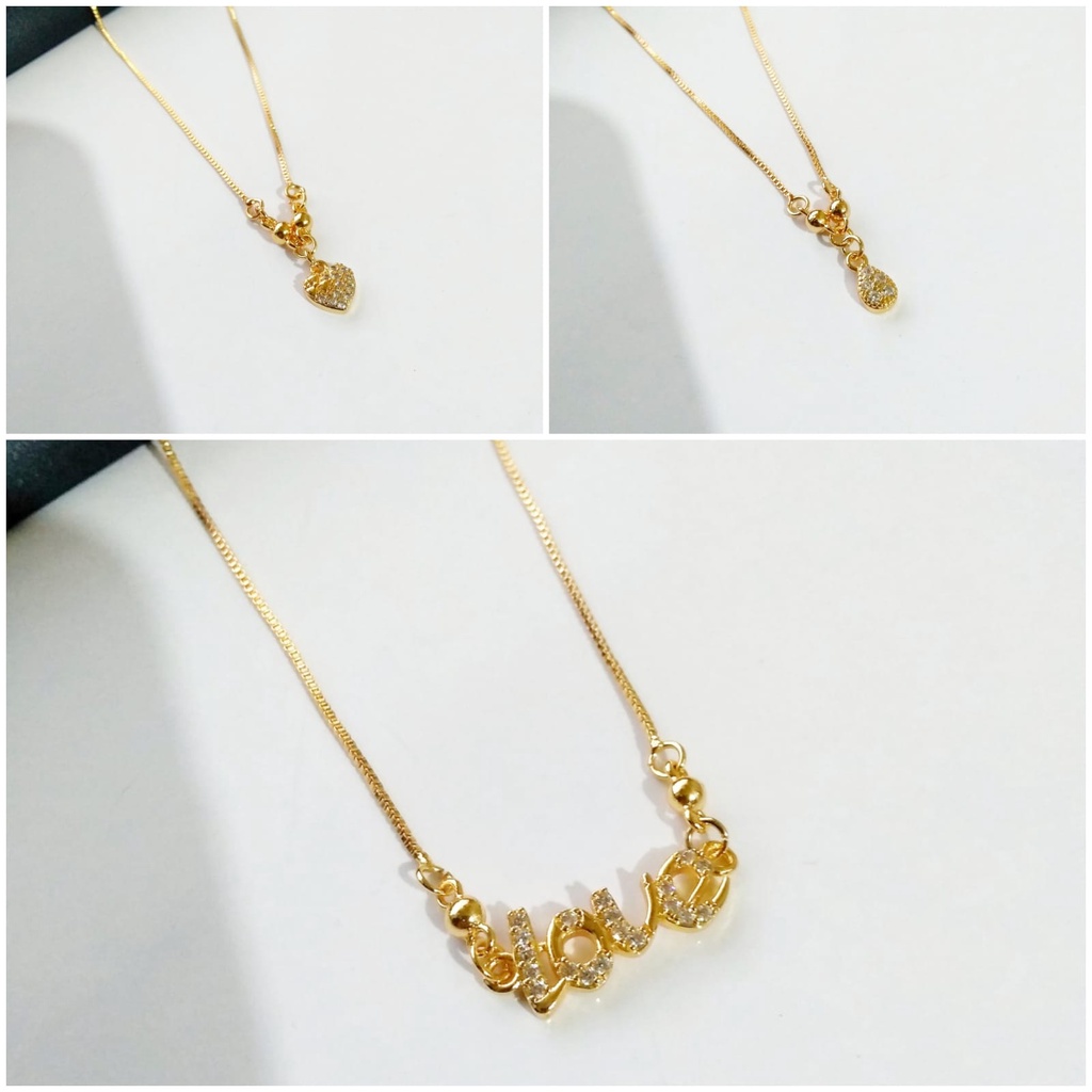 AV86 Grosir Kalung Anak Permata Berbagai Motif