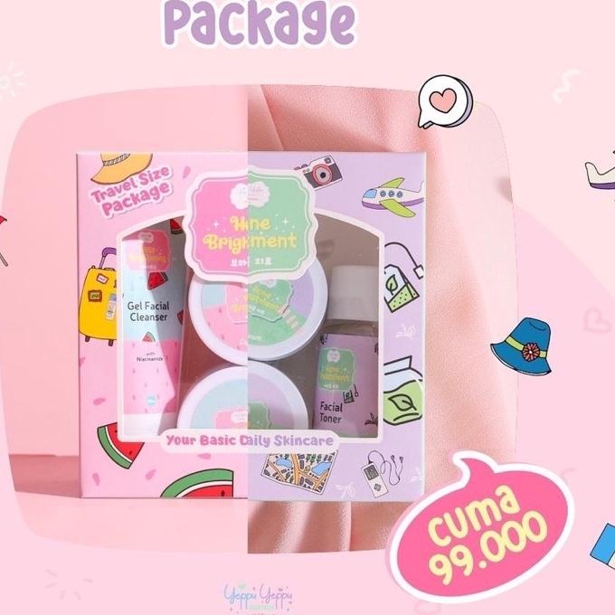 ❋ (READY - ORIGINAL) YEPPU-YEPPU BY KIYOWO SKINCARE TRAVEL SIZE PACKAGE / YEPPU YEPPU ☪