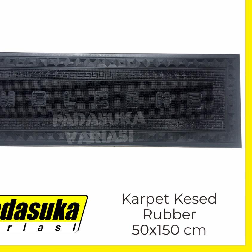 ❅ Keset Welcome Home Panjang Karet Keset Welcome Home Tebal Besar Jumbo Keset Kaki 150x50 cm ❄