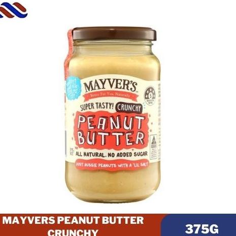 

▼ Mayver's (Mayvers) Peanut Butter Crunchy 375g(Gram) ✼