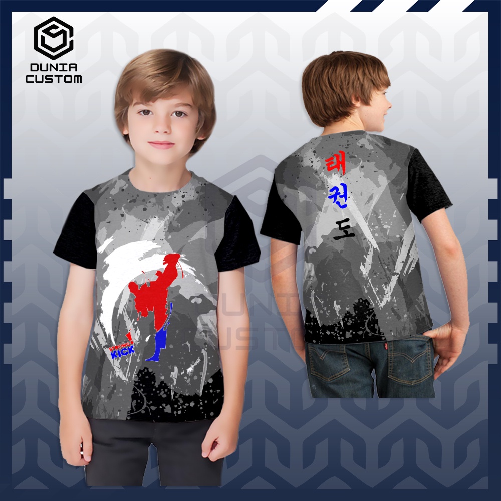 Baju Taekwondo | Kaos Taekwondo Anak Anak | Kaos taekwondo anak