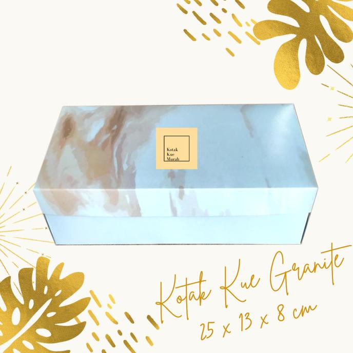 

kotak dus box kue, donat, roti, brownies, kemasan serbaguna granite