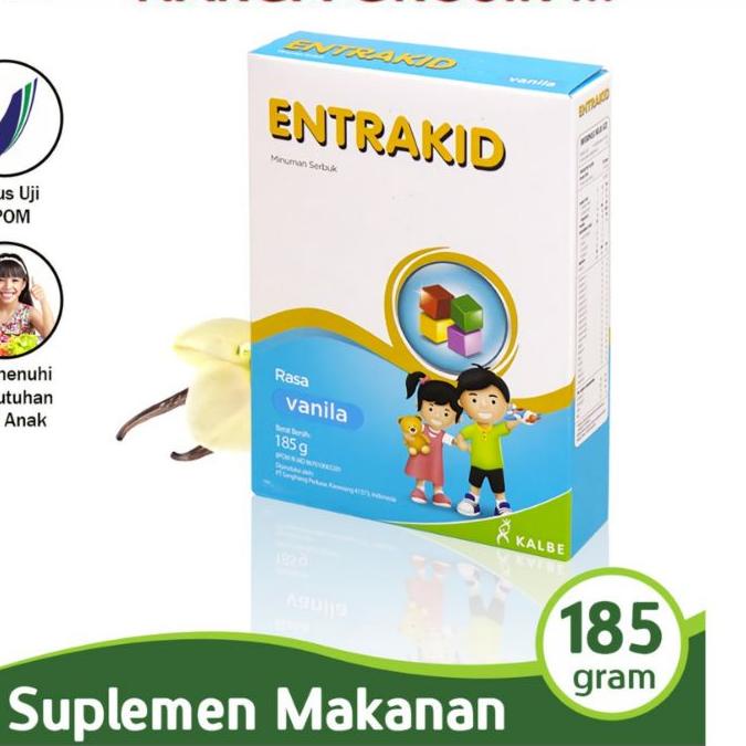 

✫ ENTRAKID VANILA COKLAT 185GR ANAK 1-5 TH ☉