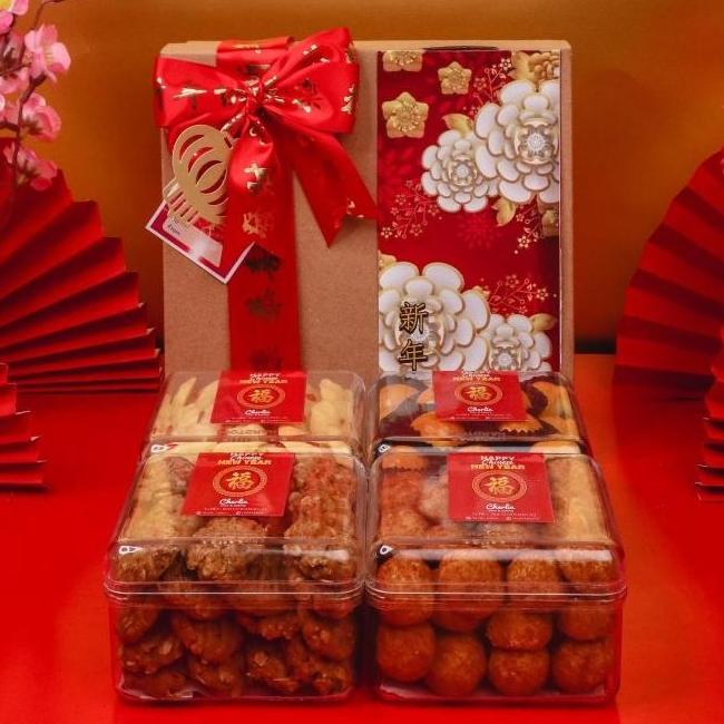 

TERBAIK PAKET HAPPINESS 3 - HAMPERS IMLEK / CNY KUE KERING - CHERLIN G6416BUJN