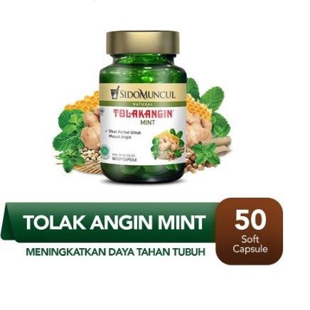 

➤ Sido Muncul Natural Tolak Angin Mint Soft Capsule 50 Kapsul ✸