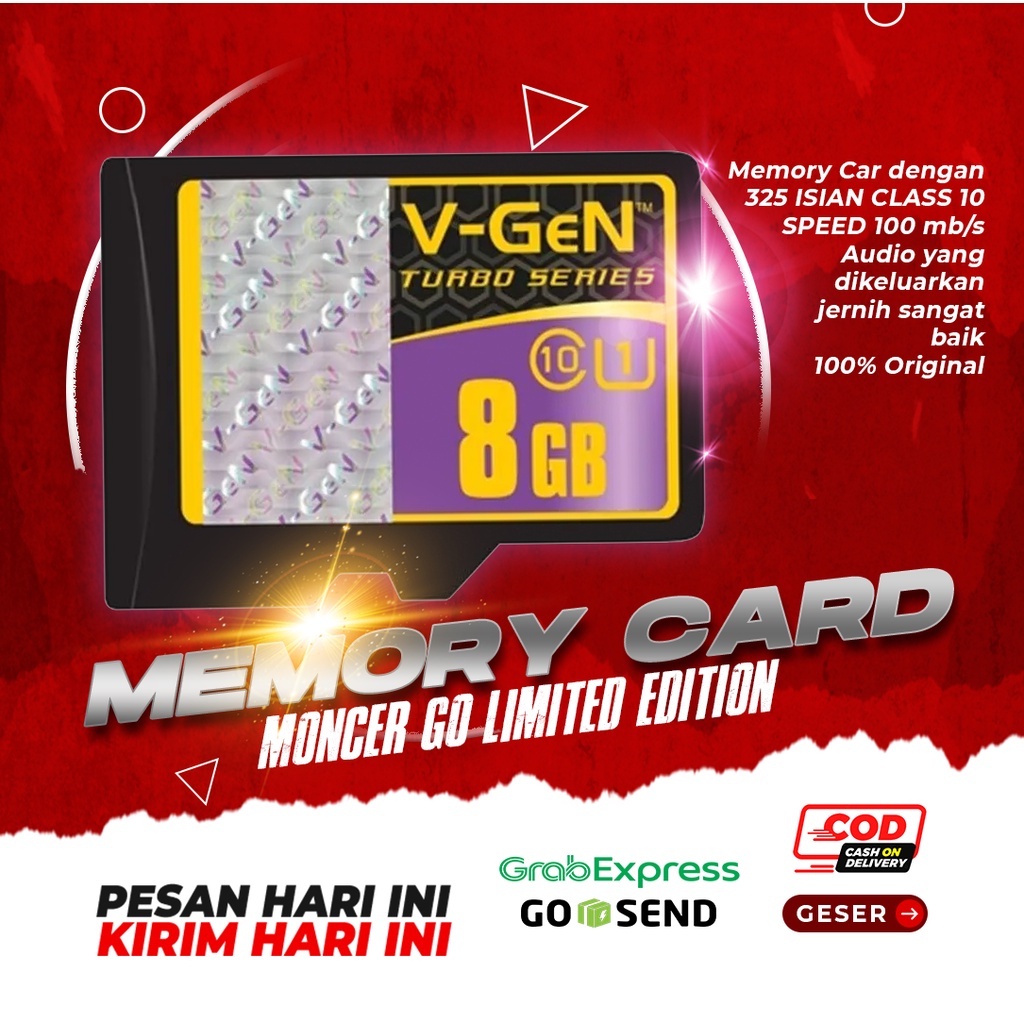 Memory Card Moncer Go / Speaker Moncer Go Original Umi Kasum