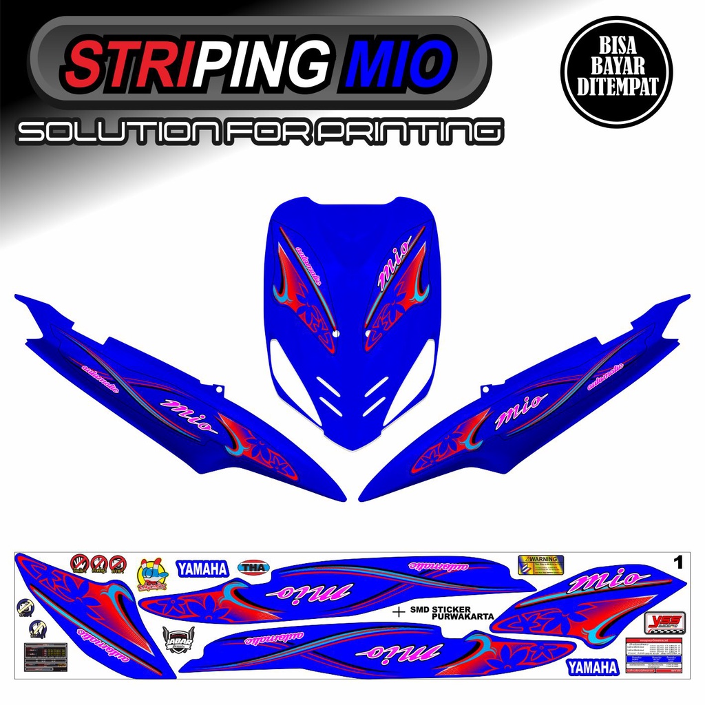 STRIPING VARIASI MIO BUNGA / MIO SPORTY / MIO SMILE