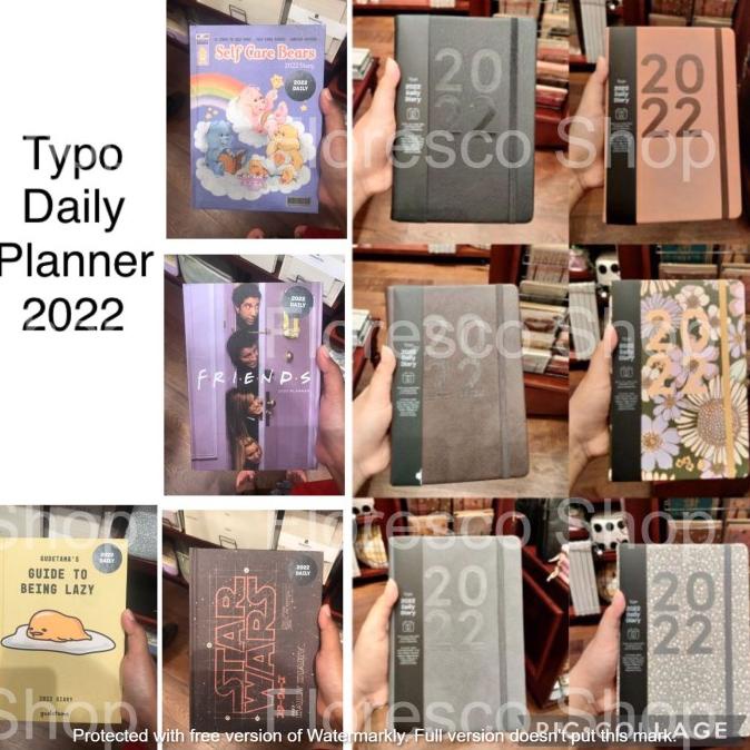 

Daily Planner 2022 Typo Agenda Harian Journal Notebook A5