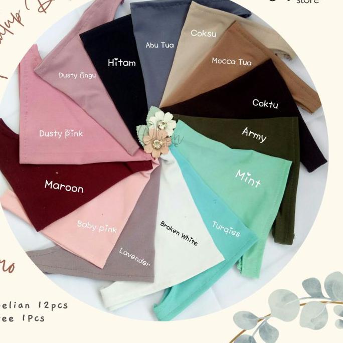 ✤ Penutup Dagu/ Ciput dagu / inner dagu / Pelapik Dagu Inner Hijab 3in1 Pelapik Dagu Malaysia (ORI) 