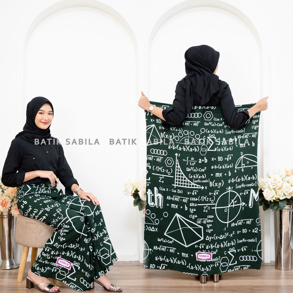 SARUNG GOYOR RUMUS FISIKA / MOTIF JAPAN KOREA / SARUNG SANTRI PUTRI