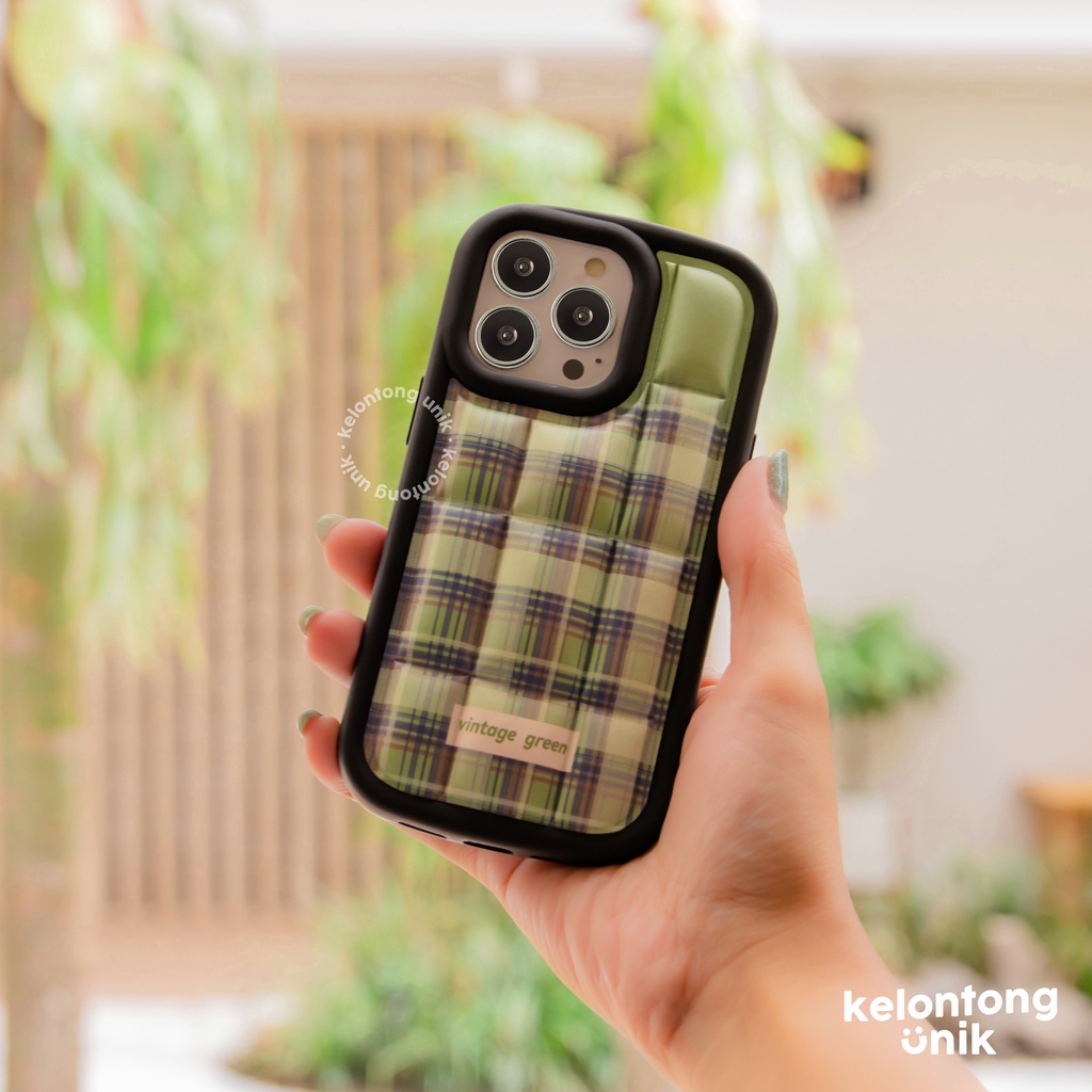For iPhone - Choco Bar Vintage Puffy Case