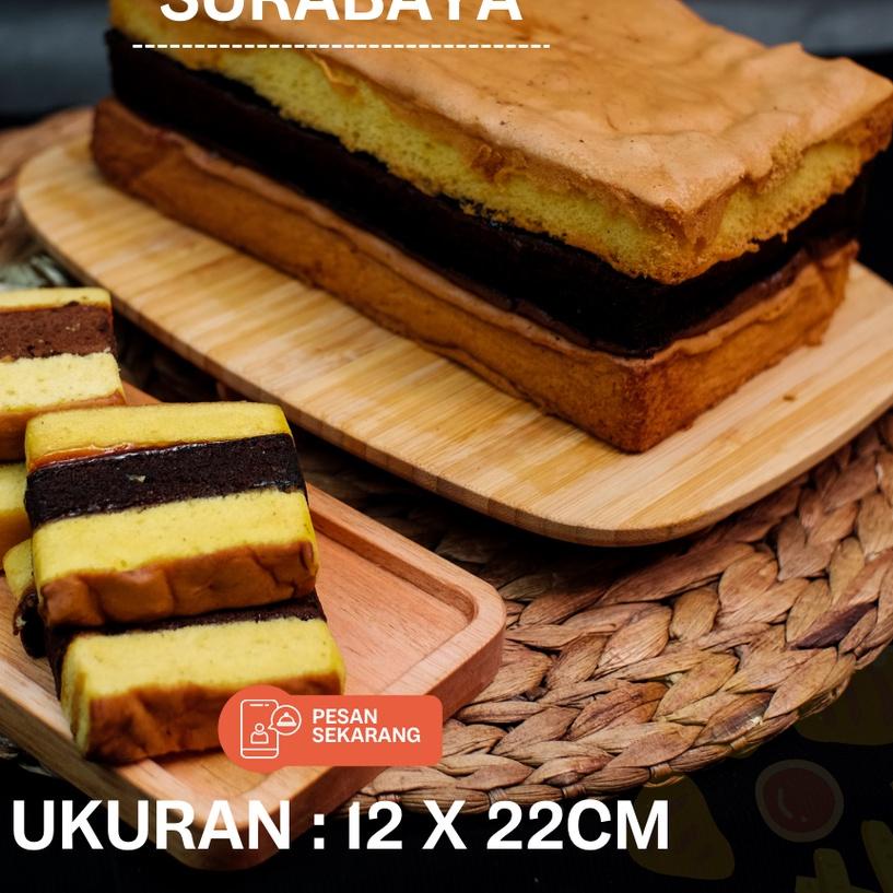 

✲ Lapis Surabaya 12x22cm / Kue Lapis PREMIUM / Kue Lapis Surabaya Resep Nenek Moyang ◘