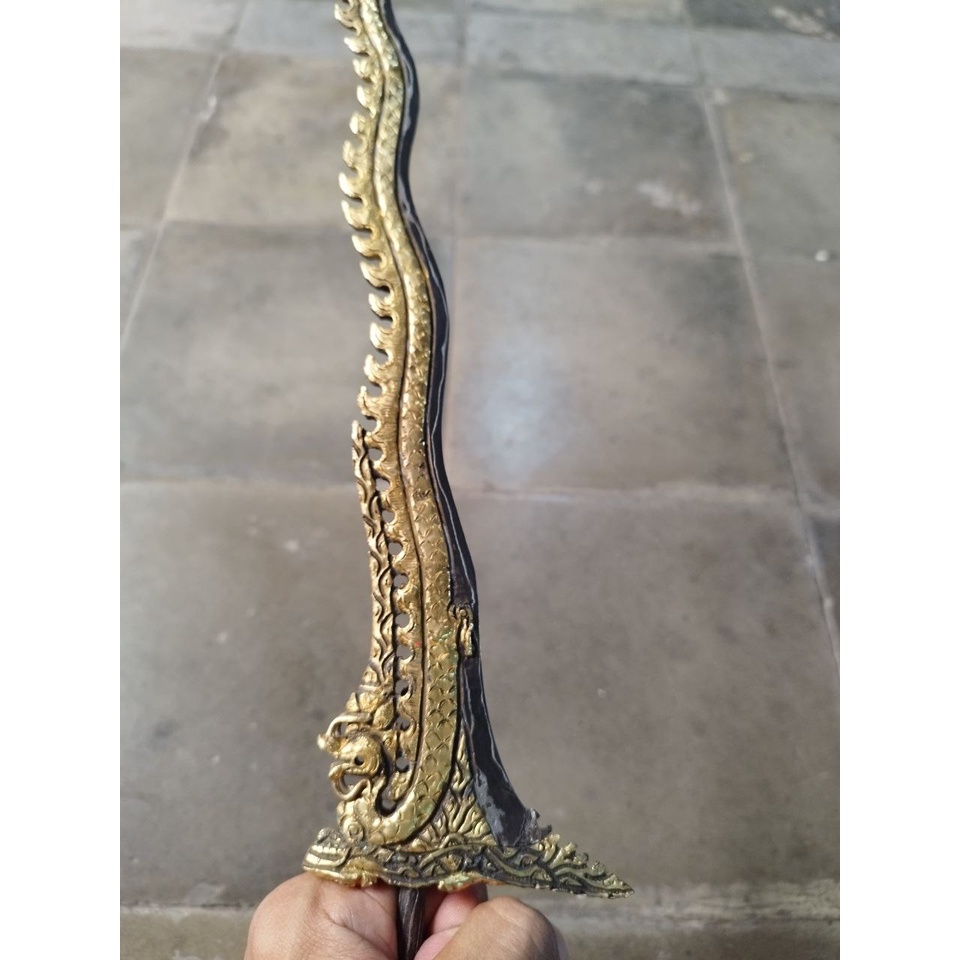 Keris Kamardikan Kinatah Naga Liong Luk 9