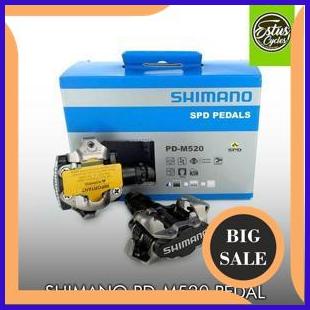 tools Pedal Cleat Sepeda Gunung MTB BMX Shimano Deore PD M520 Estus Cycles 140ZZ3