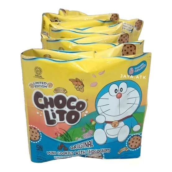 MINI KUKIS CHOCOLITO COOKIES CHOCOCHIPS  ISI 10 BUNGKUS 15GRAM