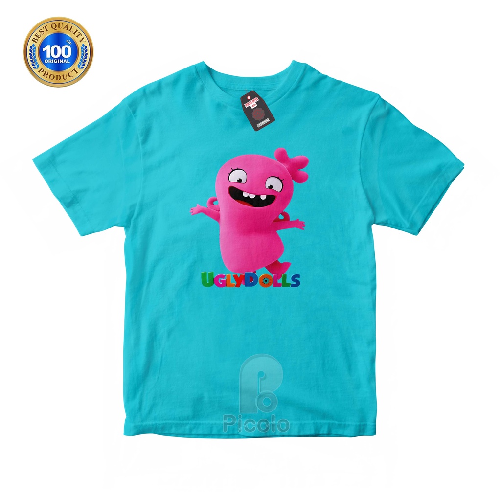 (FREE NAMA) BAJU KAOS ATASAN ANAK MOTIF UGLY DOLLS UNISEX Bahan COTTUN