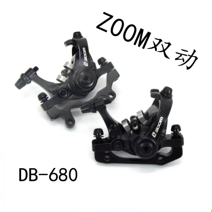 Sepeda Kaliper Caliper Rem Zoom Db680 Db 680 Disc Brake Mekanik Dua Dorongan