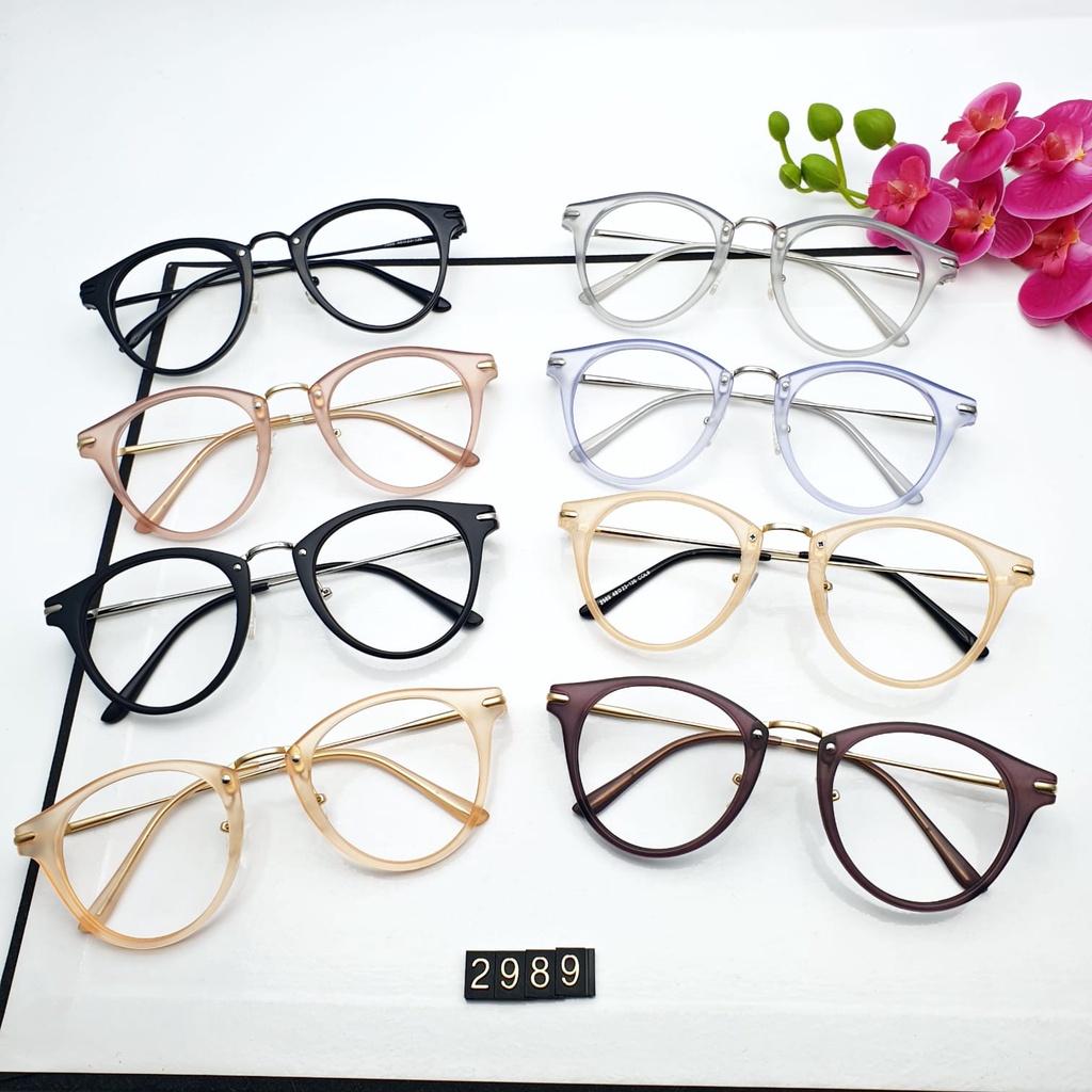 FRAME KACAMATA/KACAMATA FASHION TYPE 2989// KACAMATA FASHION CEWEK//