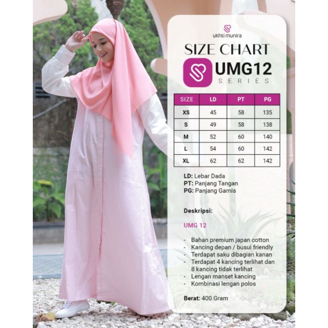 Gamis Ukhti Munira UMG 12