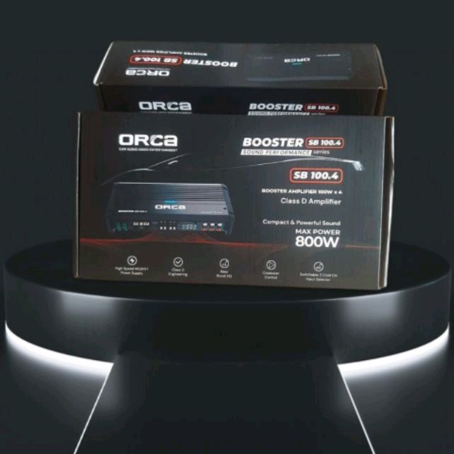 Power Mini 4 Channel Amplifier High Quality ORCA SB 100.4 ORCA SB-100.4 ORCA SB100.4