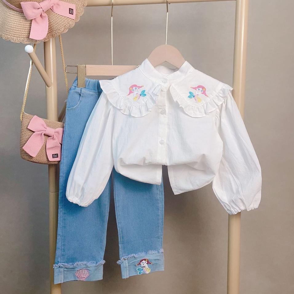 ❃ heybaby SET MERMAID EBV Baju Setelan Anak Perempuan Import Berkualitas ❅