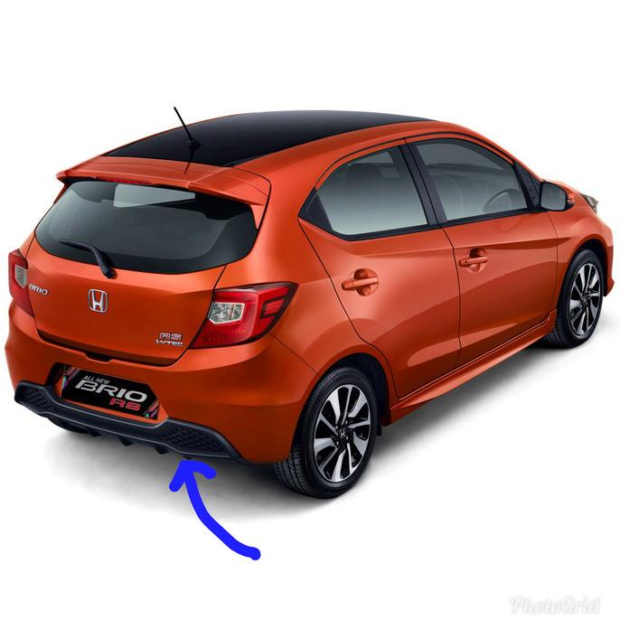 DIFFUSER BRIO RS 2019 SPOILER BUMPER BELAKANG ALL NEW BRIO