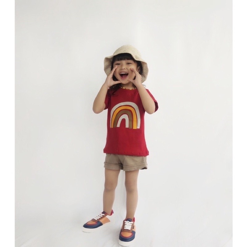 Kaos Anak Baju Anak Atasan Lengan Pendek Anak Laki Laki Cowok Perempuan Cewek Kids