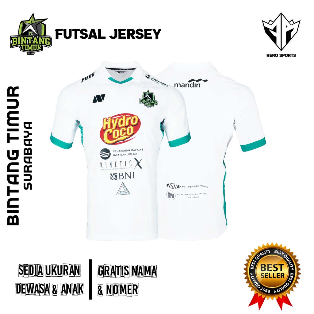 Jersey Bintang Timur Surabaya AFF Futsal Cup Thailand Full Printing