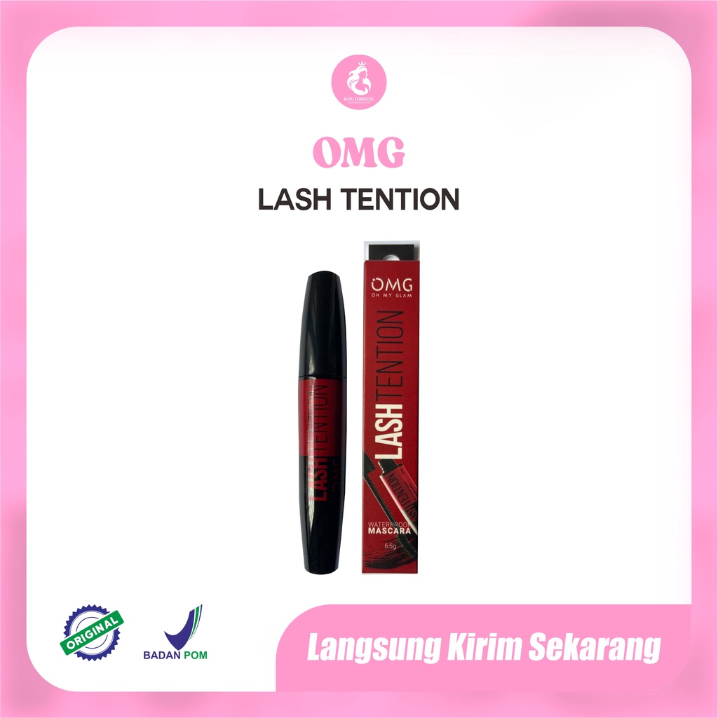 OMG OH MY GLAM LASH TENTION WATERPROOF MASCARA 6.5G