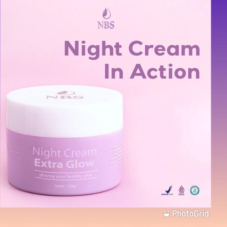 ♀ NIGHT CREAM NBS EXTRA GLOW ECER /CREAM MALEM EXTRA GLOW/ECER NIGHT CREAM ULTIMATE(NBS SKINCARE) ✦