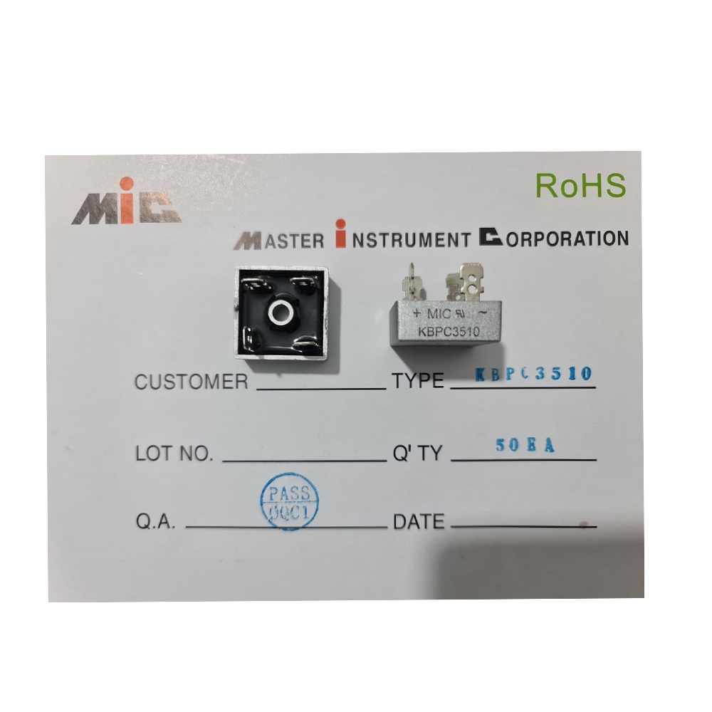 Dioda Bridge 35A KBPC3510 | Diode KBPC 3510 MIC Original Full Pendingin
