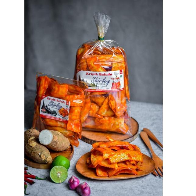 

✯ Keripik Balado Shirley Sanjay Asli Padang 500g ⅍