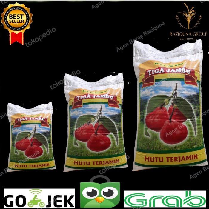 

BERAS TIGA JAMBU PANWANGI ASLI 5kg,10kg,20kgPulen Sedeng