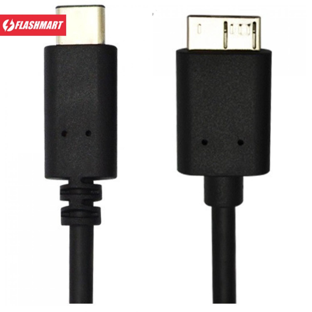 Flashmart USB 3.1 Type C to USB 3.0 Micro B Data Cable 1M - SGC10