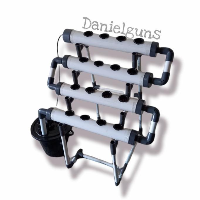 Hydroponik Set 16 Hole Unit Fullset