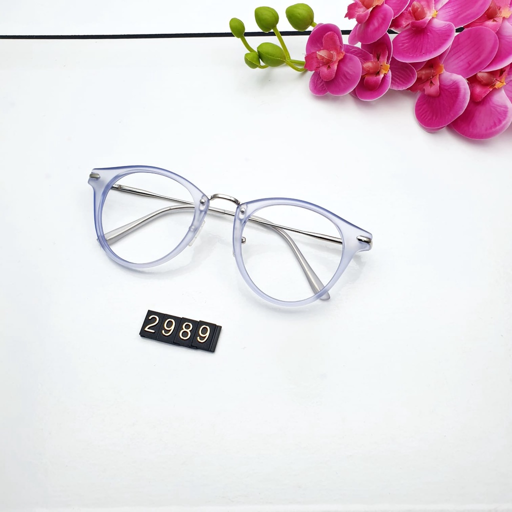 FRAME KACAMATA/KACAMATA FASHION TYPE 2989// KACAMATA FASHION CEWEK//