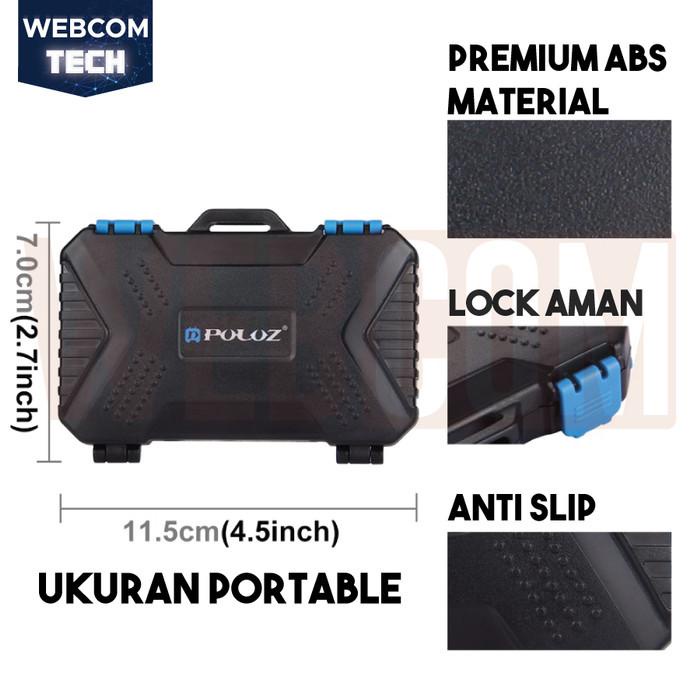 Case / Kotak Memory Card Anti Air Anti Benturan SD Micro Nano TF CF