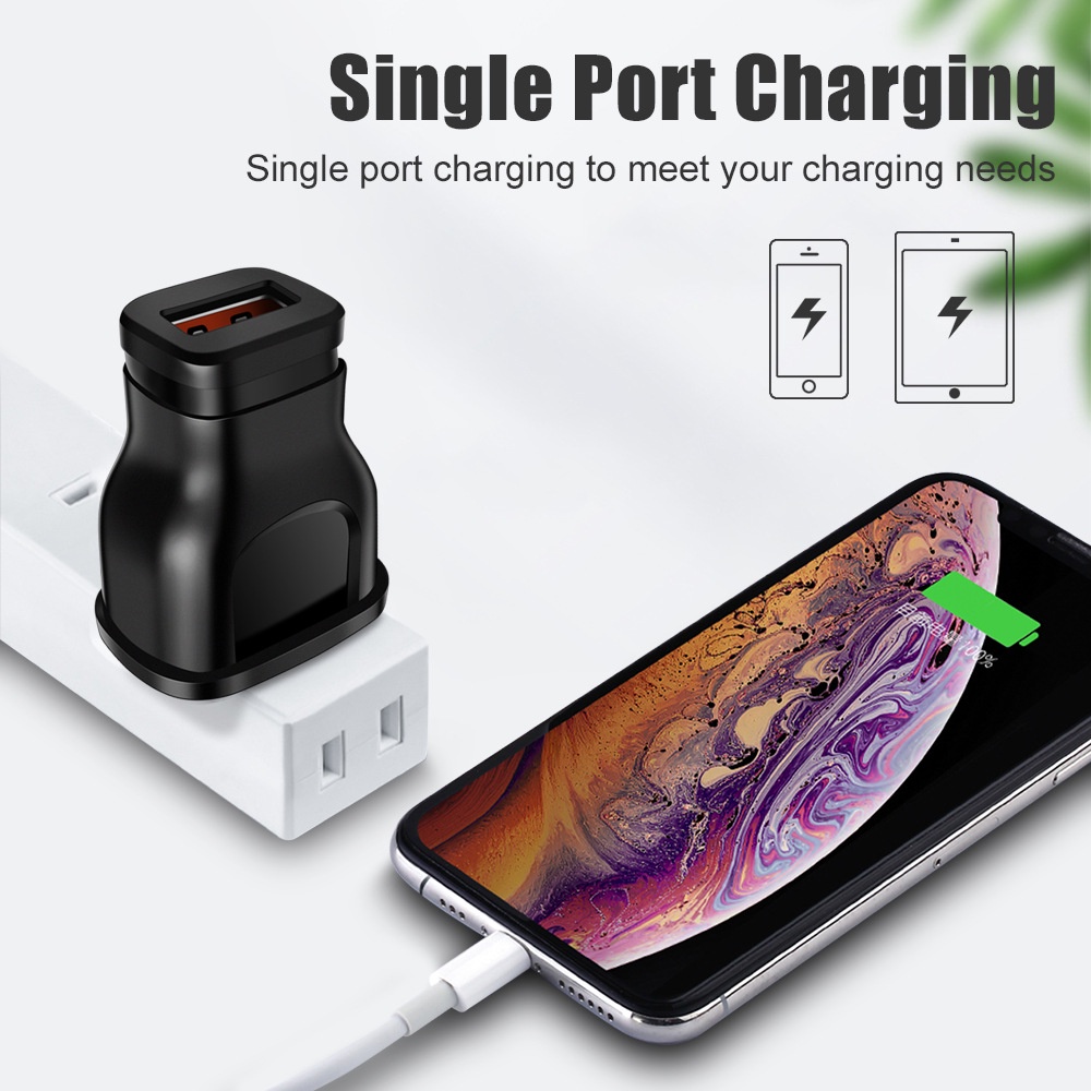 Usb EU/US Plug Charger Telepon Dinding 1port 5V 1A Charger USB Kecil Power Adapte Mobile Network Adapter Untuk i-phone Android Tipe C