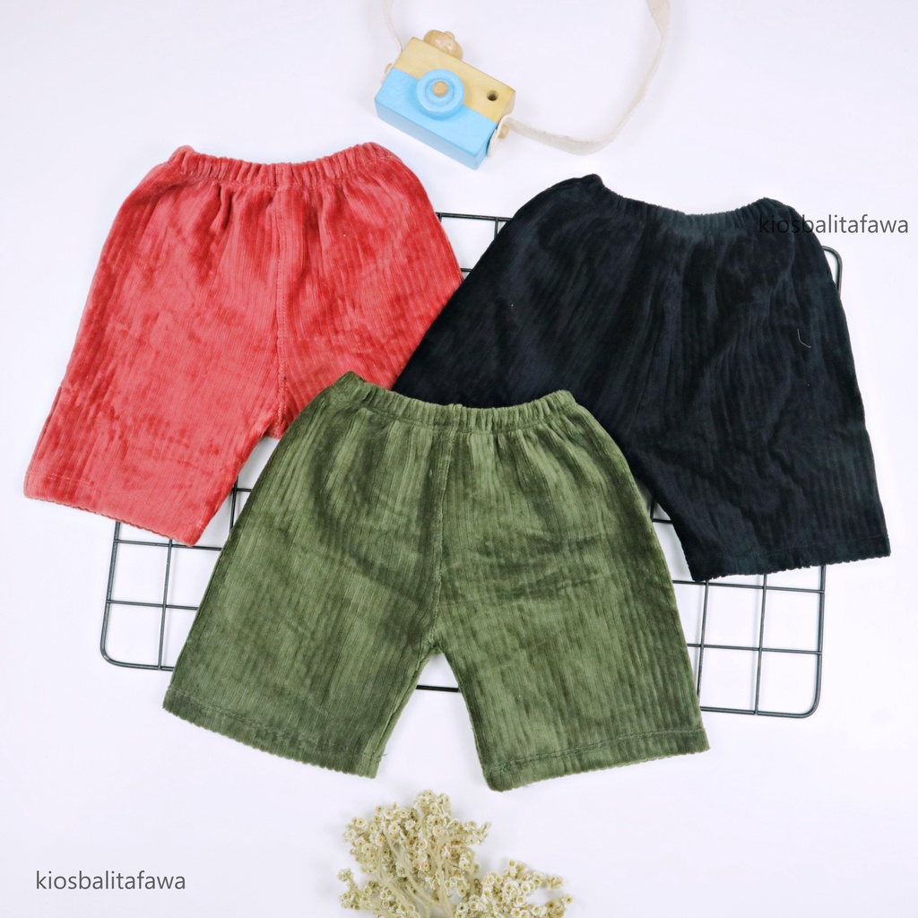 Code Short Pants uk 3-5 Tahun / PREMIUM Celana Main Ketat Pendek Balita Cewek Polos Anak Perempuan