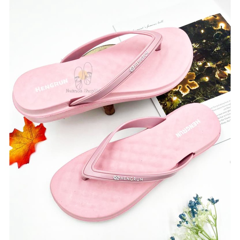 Sandal Jepit Wanita Hengrun/hilos Bahan Karet Ukuran 36-40