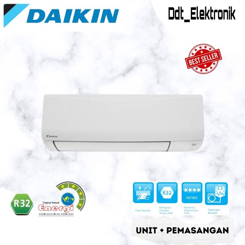 AC DAIKIN THAILAND 0.5 PK FTC15NV14 + PEMASANGAN